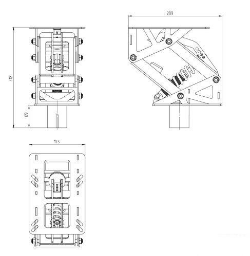 детальная картинка товара амортизационная стойка storm q