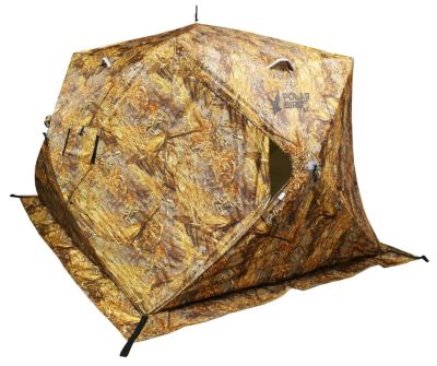 детальная картинка товара зимняя палатка polar bird 4t long камуфляж камыш