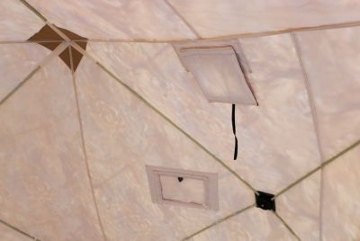 детальная картинка товара зимняя утепленная палатка "polar bird" family t fest камуфляж камыш