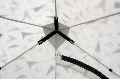 детальная картинка товара палатка куб condor зимняя утепленная 6 сторон, 3,6 х 3,2 х 2,2 белый камуфляж