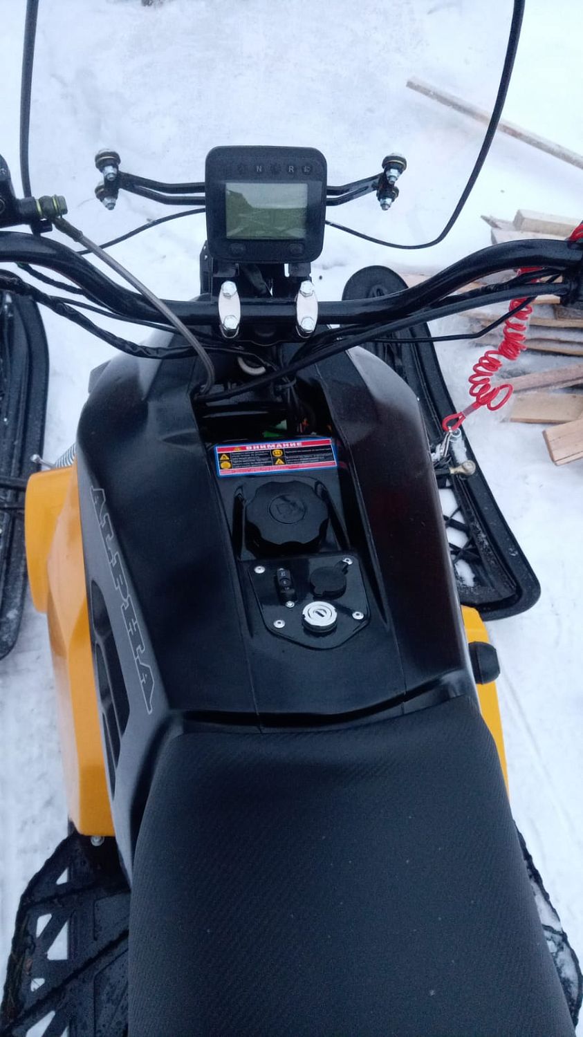 детальная картинка товара снегоход лидер альфа 3 long 20 л.с. (маш. комплект)