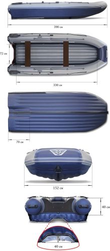 Фото Надувная лодка Флагман DK 390 I JET
