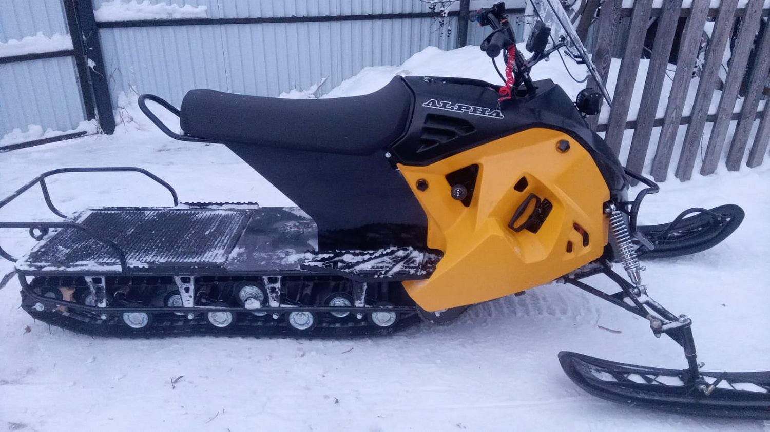 детальная картинка товара снегоход лидер альфа 3 long 20 л.с. (маш. комплект)