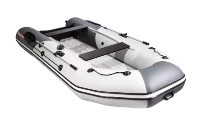 Фото Лодка Таймень NX 3400 НДНД PRO"Комби" светло-серый/графит