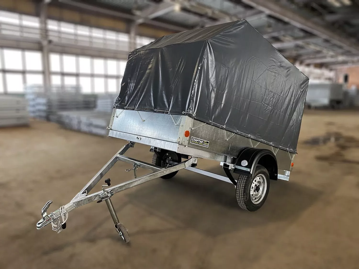 детальная картинка товара прицеп спартак 2,56х1,33 м цинк