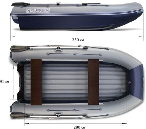 Фото Надувная лодка Флагман DK 350 JET
