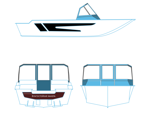 детальная картинка товара моторная лодка swimmer 450 z