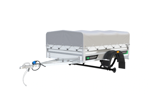 детальная картинка товара прицеп титан 2013-03 (дуги с тентом без колес)