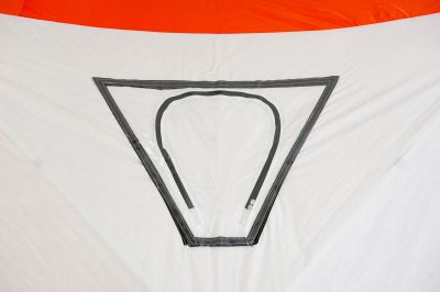 детальная картинка товара палатка куб condor зимняя утепленная 1,8 х 1,8 х 1,95 оранжевый/белый