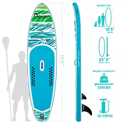 детальная картинка товара надувная доска для sup серфинга ocean 320