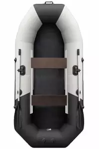 Лодка Таймень NX 270 "Комби" светло-серый/черный
